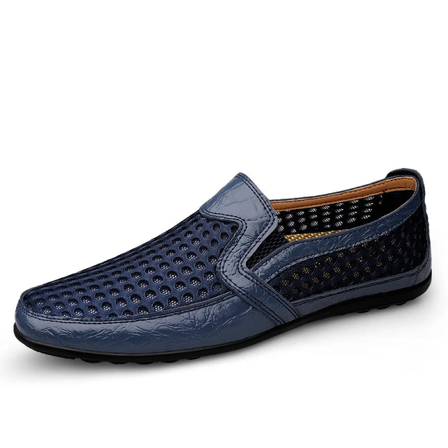 Men's Breathable Mesh Loafers – Lightweight, Non-Slip Outdoor Walking Shoes
