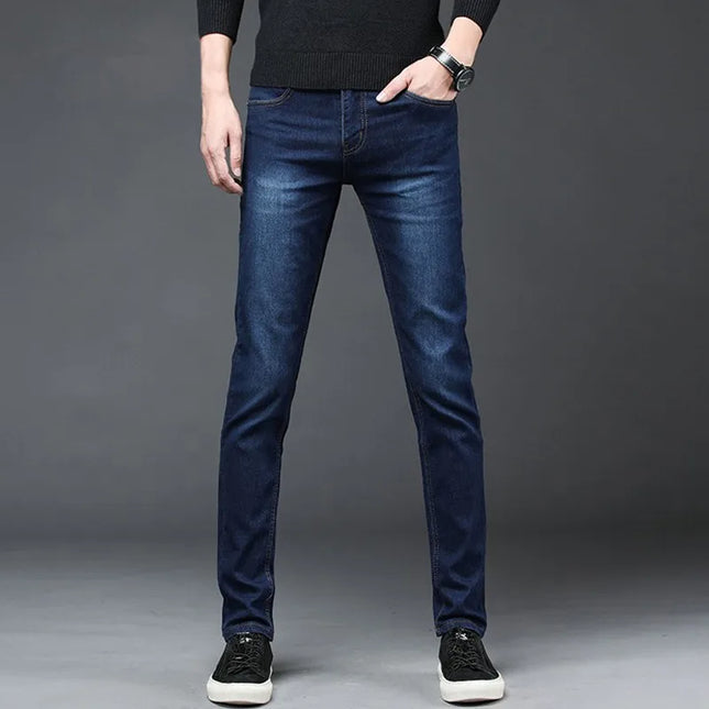 Slim Fit Men's Classic Denim Skinny Jeans