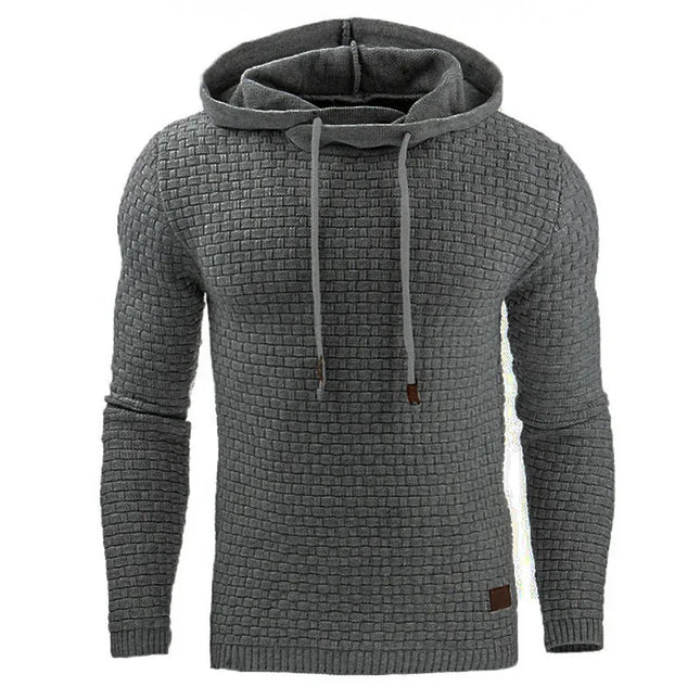Men's Oversized Casual Hoodie with Zipper - Various Colors