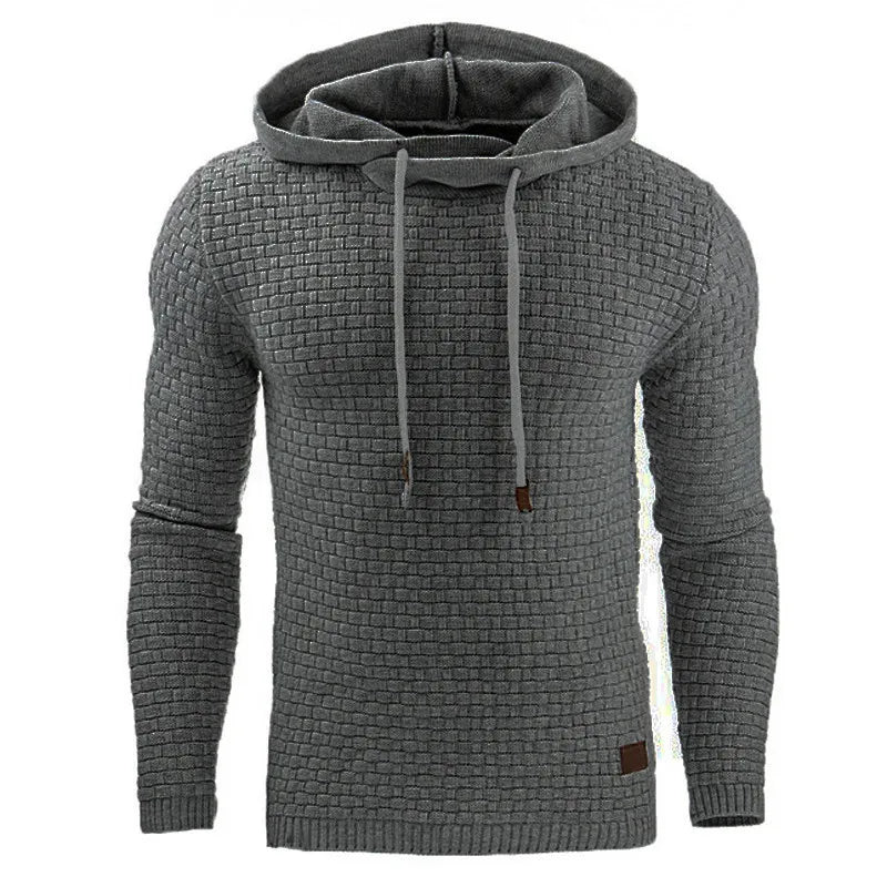 Men's Oversized Casual Hoodie with Zipper - Various Colors