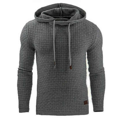 Men's Oversized Casual Hoodie with Zipper - Various Colors