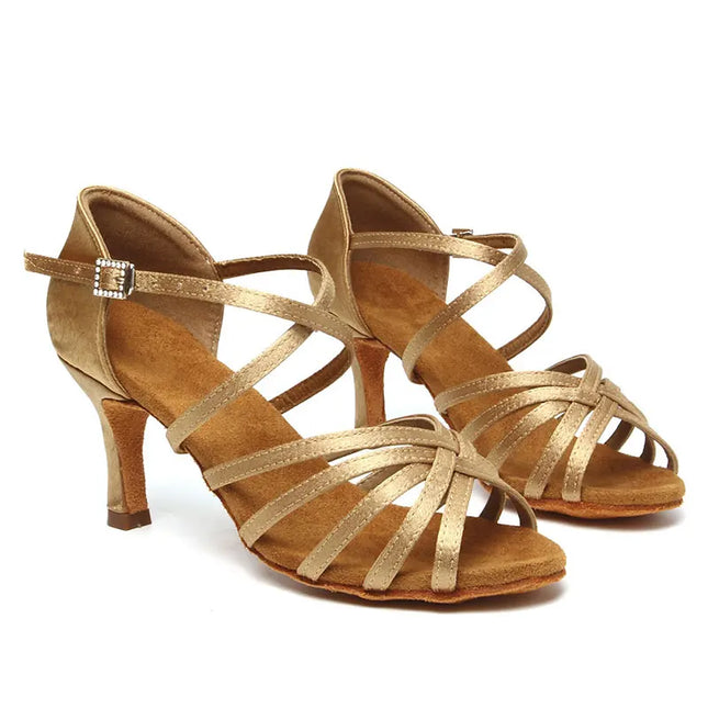 Women’s Strap High Heels – Elegant Open-Toe Stiletto Shoes for Women