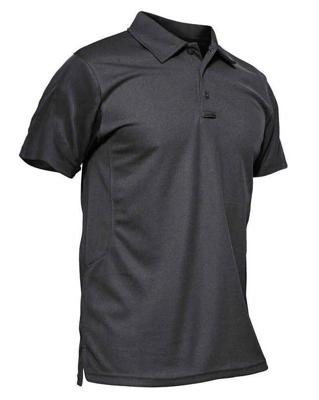 Vibrant Men's Short Sleeve Polo T-Shirt - Quick Dry Fashion Tee