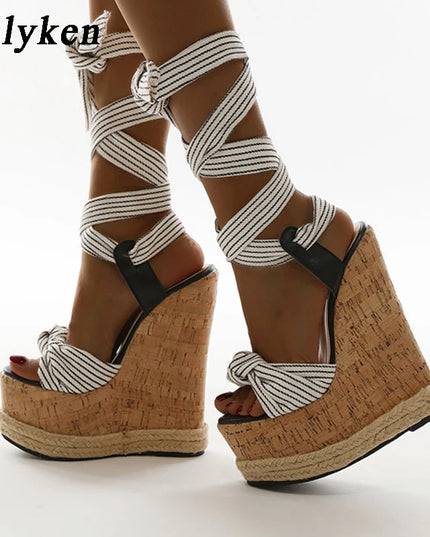 Eilyken Women's High Heel Ankle Strap Shoes