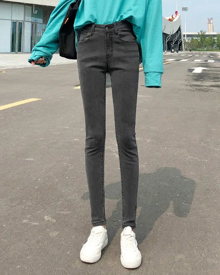 Women’s High Waist Stretch Retro Jeans – Classic & Comfortable Fit for Women