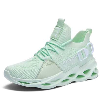 Men's Lightweight Fluorescent Running Sneakers - Breathable, Comfortable, Non-Slip-Various Colors