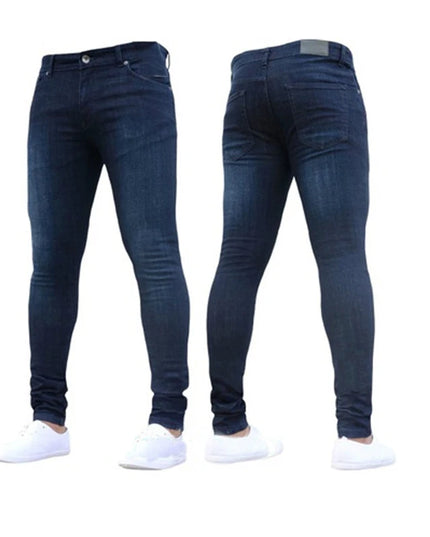 Men's Classic Soft Stretch Denim Pencil Jeans