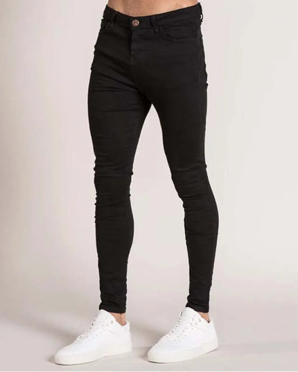 Men's Classic Soft Stretch Denim Pencil Jeans