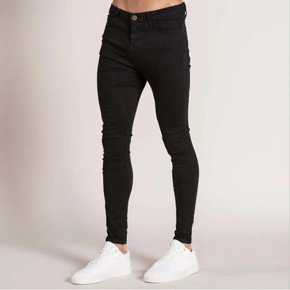 Men's Classic Soft Stretch Denim Pencil Jeans