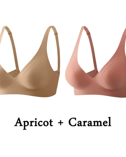 2-Pack Women’s Plus Size Seamless Wireless Bra