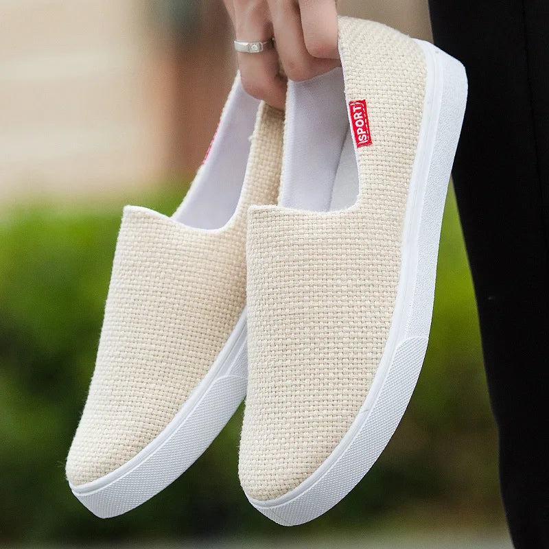 Mens  Shoes Linen Shoes Casual   Lightweight Canvas