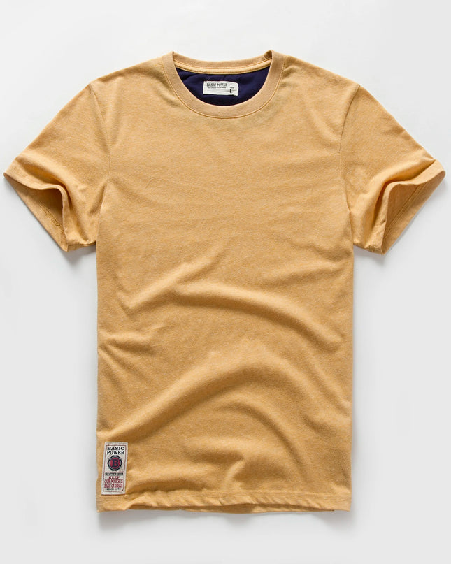 Men's Cotton Casual T-Shirt - Basic O-Neck Tee