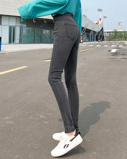Women’s High Waist Stretch Retro Jeans – Classic & Comfortable Fit for Women
