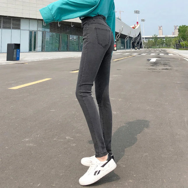 Women’s High Waist Stretch Retro Jeans – Classic & Comfortable Fit for Women