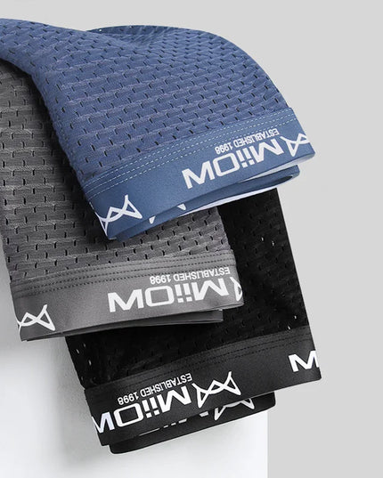 MiiOW Men's 3-Pack Mesh Boxer Briefs