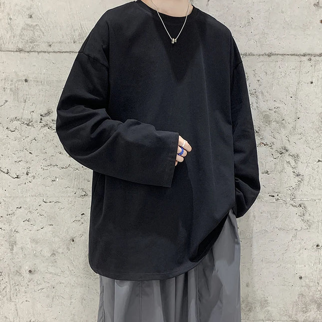 Men's Loose Fit Long Sleeve Casual Sweatshirt