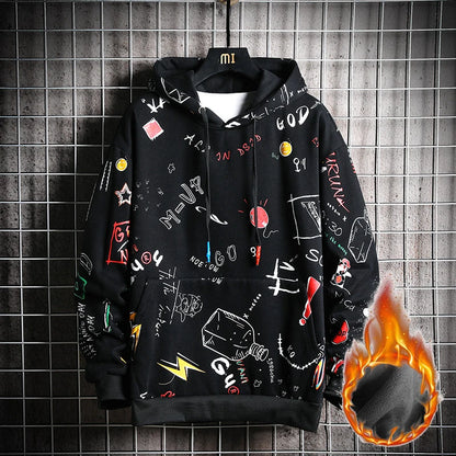 Men's Anime Hoodies – Harajuku Oversized Sweatshirt for Men