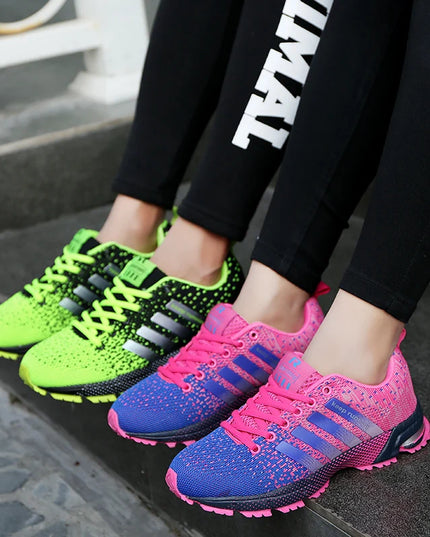 Unisex Running Shoes – Breathable Mesh Sports Sneakers for Optimal Comfort