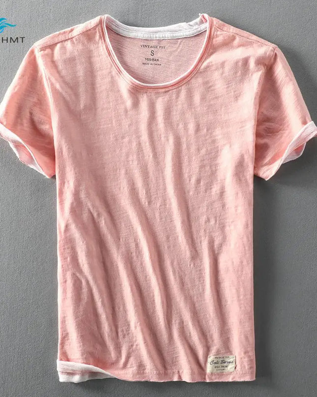 Men's Casual Short Sleeve Thin T-Shirt - Various Colors