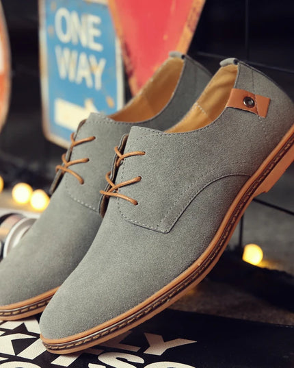 Men's Classic Oxford Casual Suede Shoes- Various Colors