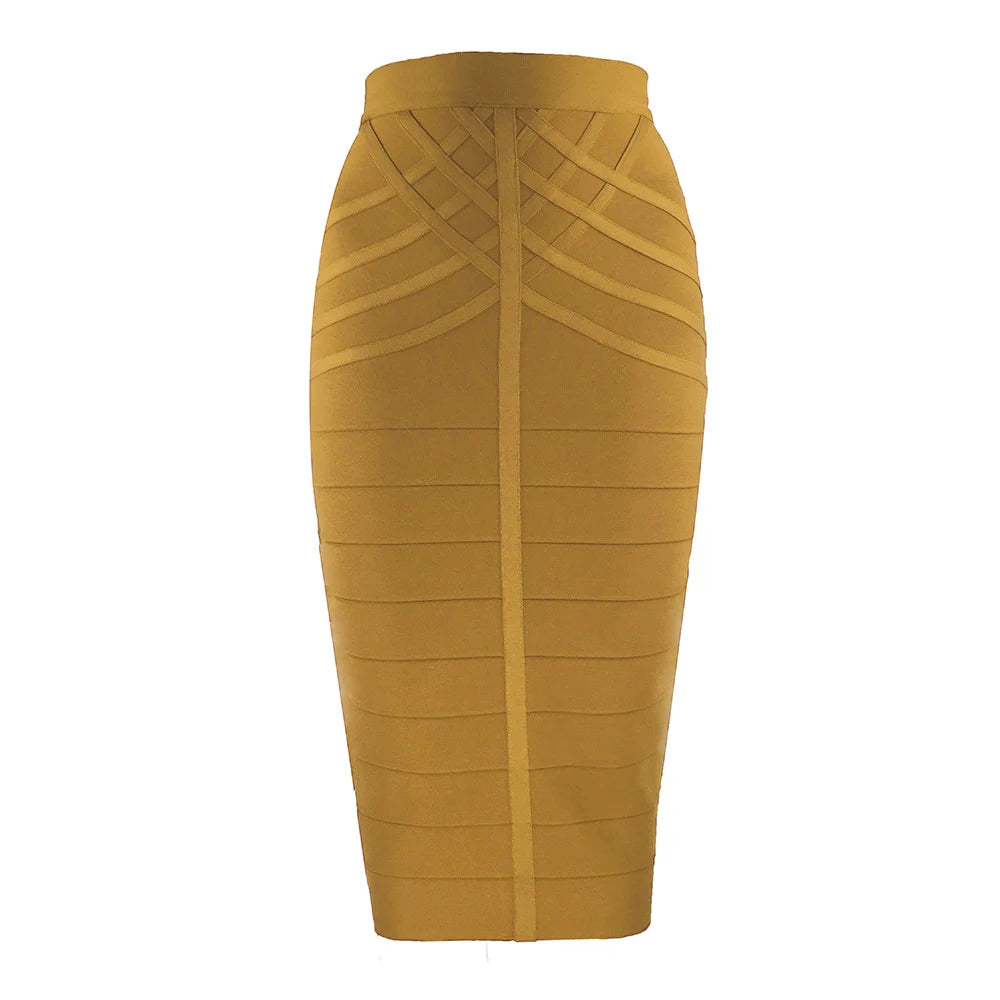 Vintage Midi Skirt for Women - Various Colors