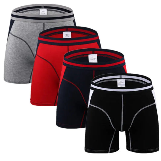Men’s 2-6 Pack Compression Shorts – Breathable, Athletic, and Moisture-Wicking Performance Underwear