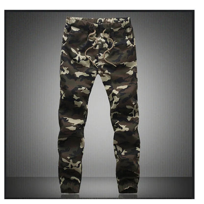 Men's Camouflage Jogger Pants - Comfortable Cotton Cargo Trousers for Men