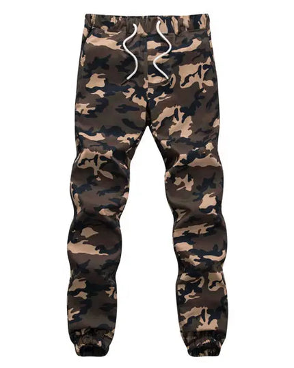 Men's Camouflage Jogger Pants - Comfortable Cotton Cargo Trousers for Men