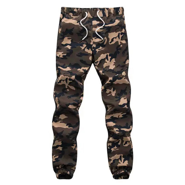 Men's Camouflage Jogger Pants - Comfortable Cotton Cargo Trousers for Men