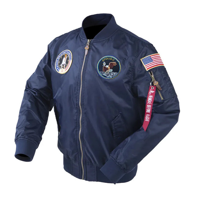 Men’s Apollo Bomber Pilot Flight Jacket – Stylish Men’s Flight Jacket for Men