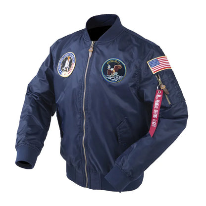 Men’s Apollo Bomber Pilot Flight Jacket – Stylish Men’s Flight Jacket for Men