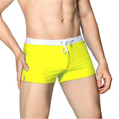 ALSOTO Men's Swim Drawstring Shorts