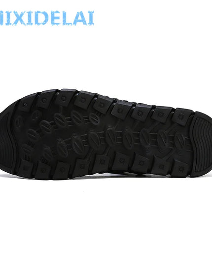 Premium Genuine Leather Men’s Casual Sandals – Comfortable & Stylish Footwear for Men