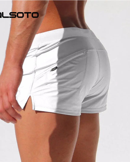 ALSOTO Men's Swim Drawstring Shorts