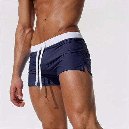 ALSOTO Men's Swim Drawstring Shorts
