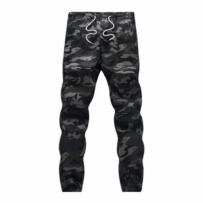 Men's Camouflage Jogger Pants - Comfortable Cotton Cargo Trousers for Men