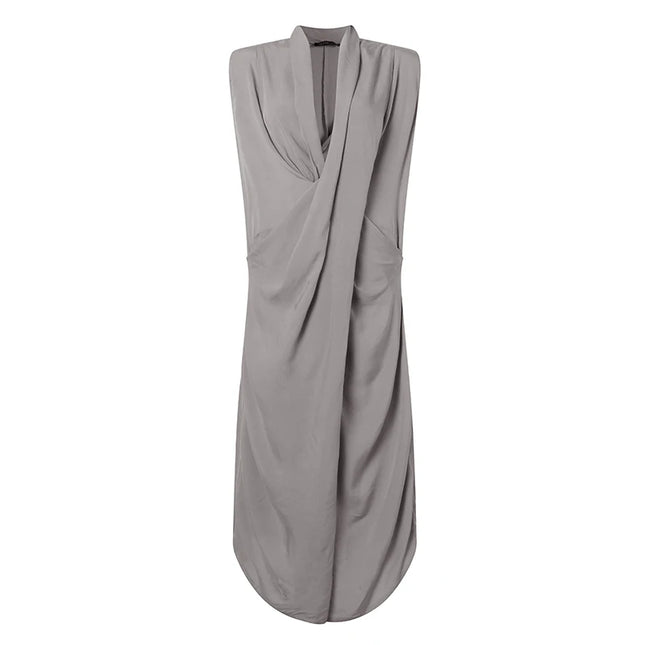 ZANZEA Women's Oversized Asymmetrical Maxi Sundress