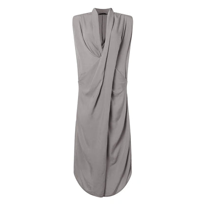 ZANZEA Women's Oversized Asymmetrical Maxi Sundress