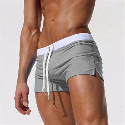 ALSOTO Men's Swim Drawstring Shorts