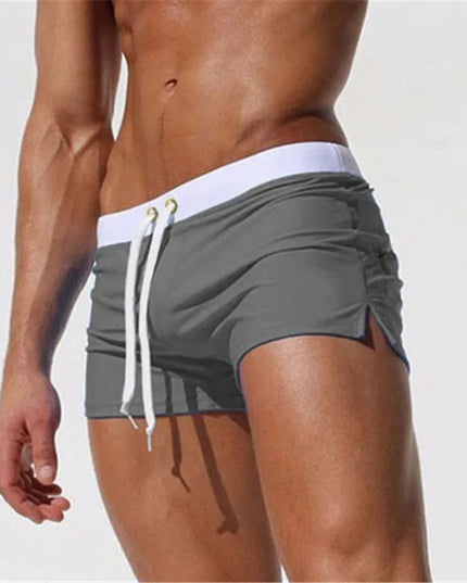 ALSOTO Men's Swim Drawstring Shorts