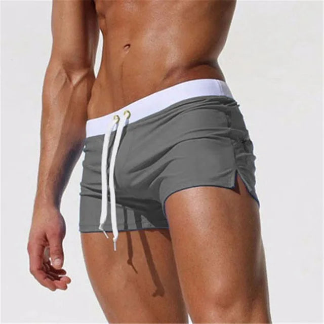 ALSOTO Men's Swim Drawstring Shorts