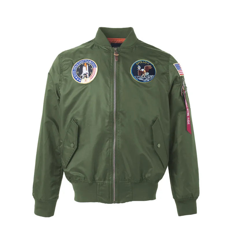 Men’s Apollo Bomber Pilot Flight Jacket – Stylish Men’s Flight Jacket for Men
