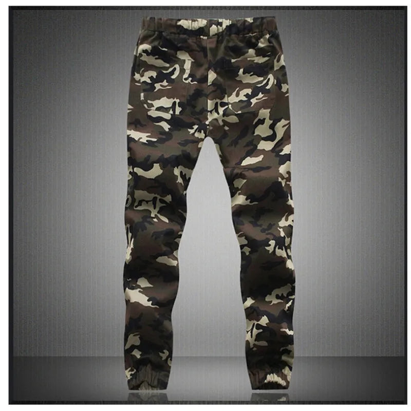 Men's Camouflage Jogger Pants - Comfortable Cotton Cargo Trousers for Men