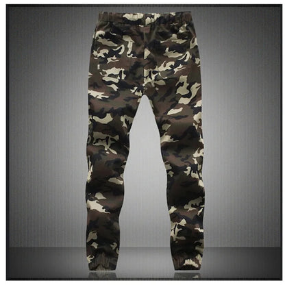 Men's Camouflage Jogger Pants - Comfortable Cotton Cargo Trousers for Men