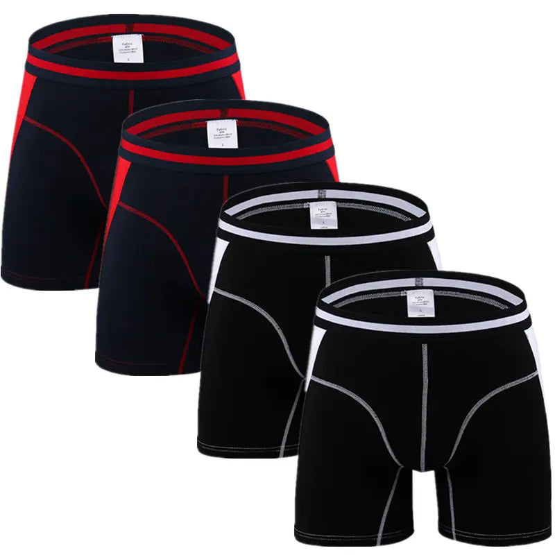 Men’s 2-6 Pack Compression Shorts – Breathable, Athletic, and Moisture-Wicking Performance Underwear