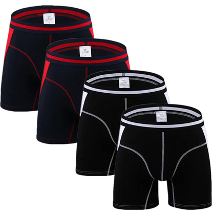 Men’s 2-6 Pack Compression Shorts – Breathable, Athletic, and Moisture-Wicking Performance Underwear