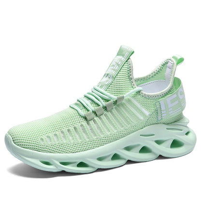 Men's Lightweight Fluorescent Running Sneakers - Breathable, Comfortable, Non-Slip-Various Colors