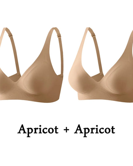 2-Pack Women’s Plus Size Seamless Wireless Bra