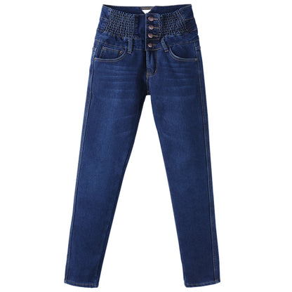 Women's High Waist Skinny Denim Jeans - High Elastic & Stretchy Fit for Women