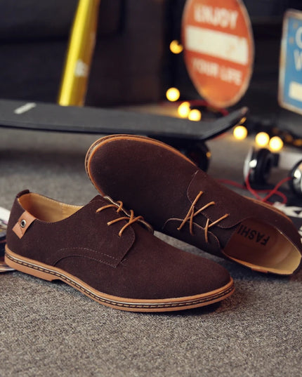 Men's Classic Oxford Casual Suede Shoes- Various Colors